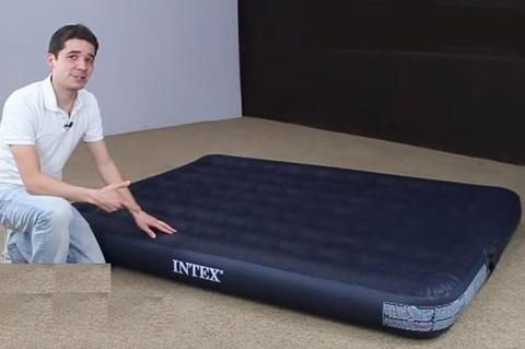 Colchon Inflable Airbed Intex Queen Size 203cmx152cmx23cm Bomba Electrica Incluida