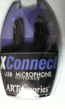CABLE XCONNECT USBXLR PARA MICROFONO INTERFACE, NUEVO
