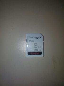Tarjeta Sdhc de Wii 8gb