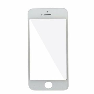 Micas apple Tactil Vidrio Exterior iPhone 5/5s solo blancas