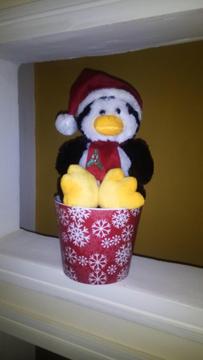 Pinguino de Navidad