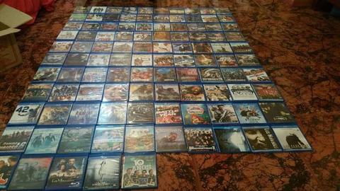 VENDO O CAMBIO LOTE DE PELICULAS DE BLU RAY 100 CDS