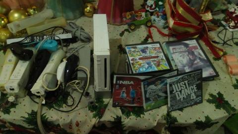 Wii Original Como Nuevo 6 Controles