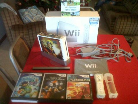Nintendo Wii Chipeado Combo de accesorios