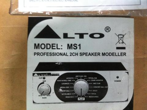 Procesador de efecto vocal para microfonos, marca ALTO, totalmente nuevo