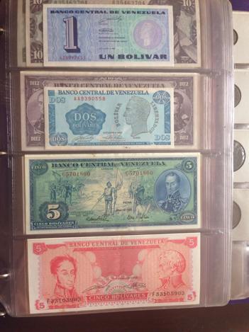 Colección De Billetes Y Monedas De Venezuela