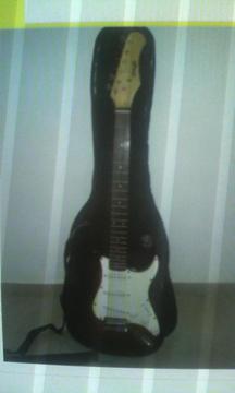 guitarra electrica marca: staggimportada modelo: stratocaster, como nueva
