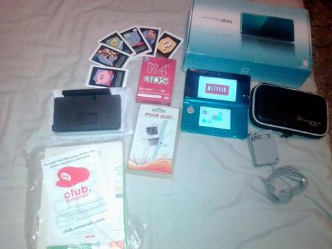 Vendo O Cambio Nintendo 3DS Chipeado Con R4 Caja Forro Y Todos Sus Accesorios 04243386897