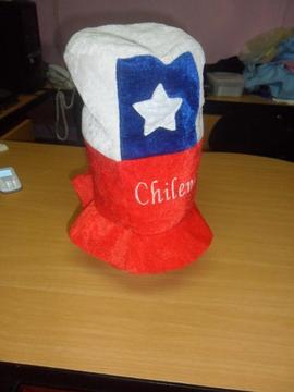 Sombrero De Copa Bandera De Chile