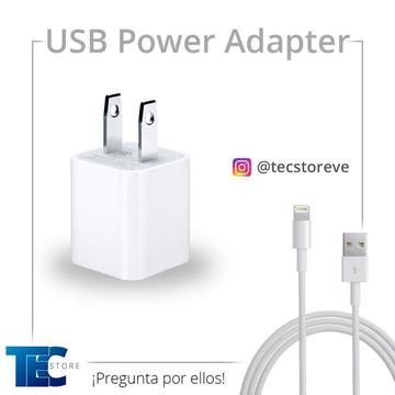 Usb Power Adapter Cargador iPhone 5, 5s, 6, 6s Y 7