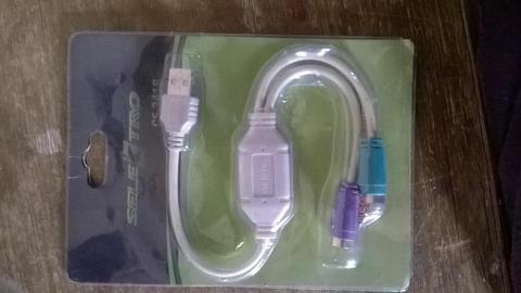 cable convertidor de PS2 a USB