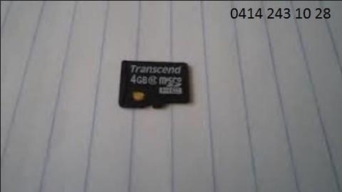 Memoria Micro SD 4GB
