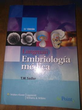 Langman Embriología Médica. 11° Edición incluye Regalo