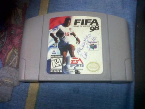cinta de nintendo 64 fifa 98
