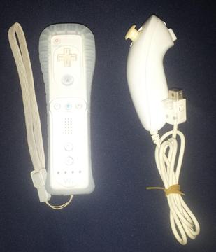 Control Wii remote con forro silicon nunchuck