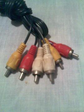 Cables para audio y video RCA 6 puntas