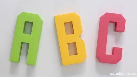 Moldes de Abecedario para letras 3D