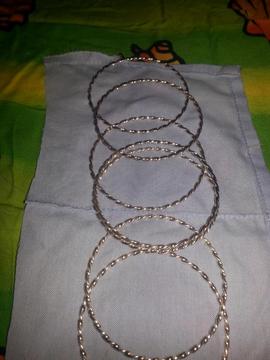 7 Pulsera Semanaria de Plata 925