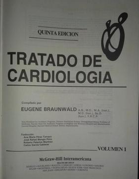 LIBROS TRATADO CARDIOLOGIA 2 TOMOS