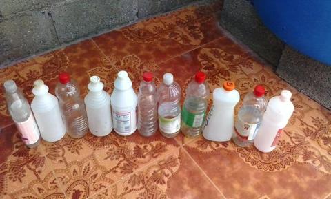 botellas plasticas recicladas