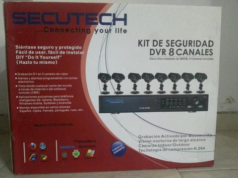 Camaras de Segurida Secutech Kit 8