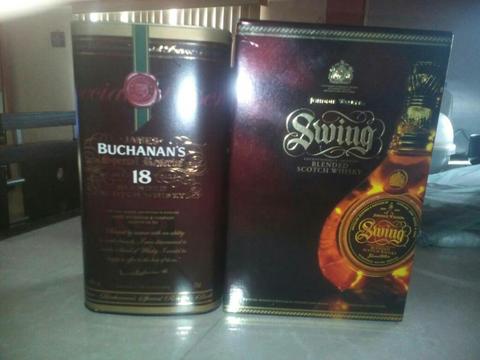 Botellas de Whisky Buchanan's 18 Y Swing