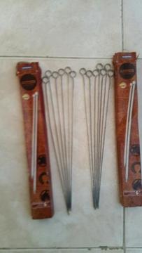 Pinchos Tramontina para Brocheta 6 Pzs