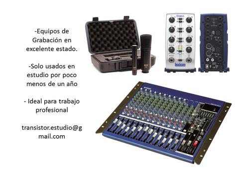 Vendo Equipos De Audio Profesional Para Grabación