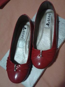 Zapatos de Niña Rojos de Patente