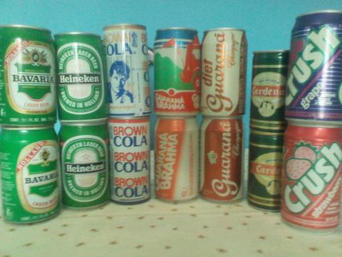 Se vende latas de colección de VARIAS MARCAS ,, antiguas,,vacías