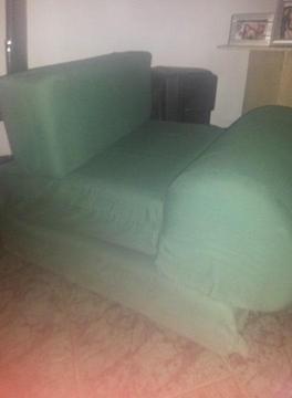 Sofa cama verde oscuro