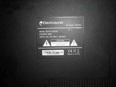 TV LED 32 pulgadas electrosonic