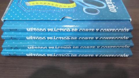 enciclopedia de 4 libros de corte y confeccion