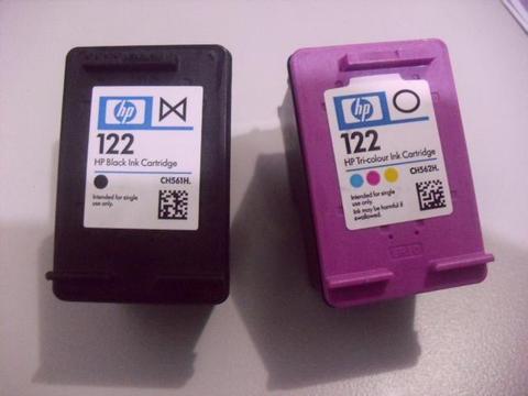 Cartuchos 122 para Impresora HP Usados, para recargar. Nunca recargados