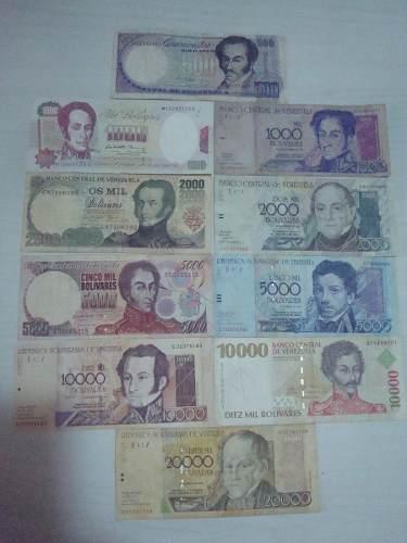 Billetes Antiguo De Colección VENEZUELA15 Diferentes 04143258505