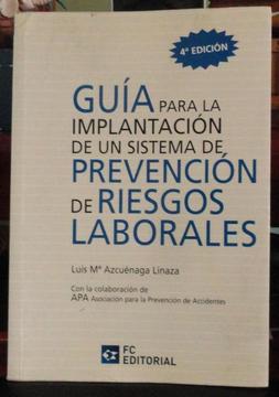 LIBRO GUIA PARA LA IMPLANTACION DE UN SISTEMA DE PREVENCION DE RIESGOS LABORALES