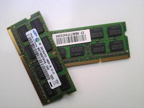 Memorias Ram Samsung. 2gb Ddr3 2rx8. Pc Portátil. 1 Par