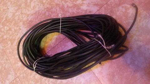 cable rg6 coaxial color negro solo 30 metros para directv