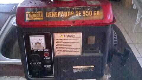generador de luz con poco uso de 9v a gasolina