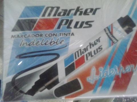 Marcador negro Market Plus caja