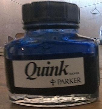 Parker Quink Tinta Azulnegro Pluma Fuente 100 Original
