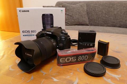 Canon EOS 80D 24.2MP Digital Camera Black Kit with EFS 18135mm lens