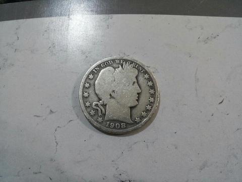 Moneda de 1908 en Plata 925 Ley