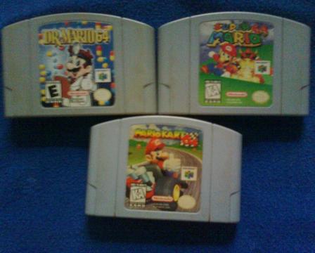 COMBO DE MARIO PARA NINTENDO 64