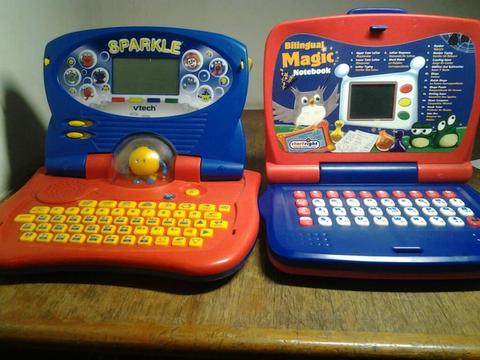 Mini Pc Lapto Para Niños Didactica Vtech Y Magic Notebook