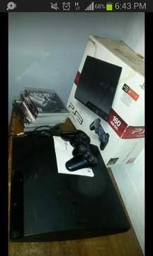 Play station 3 slim de 160gb