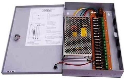 FUENTE DE PODER CENTRALIZADA 18 CANALES 12V 30 AMP