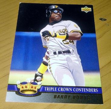 BARRY BONDS TRIPLE CORONA DE BATEO 1992
