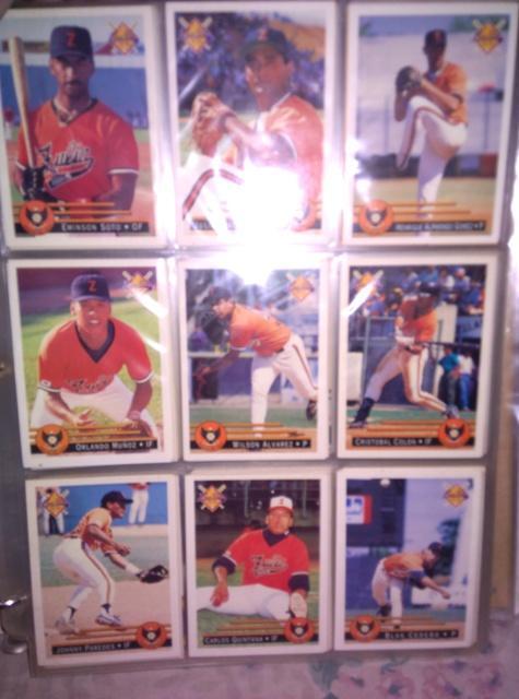 COLECCION BARAJITAS BEISBOL1992