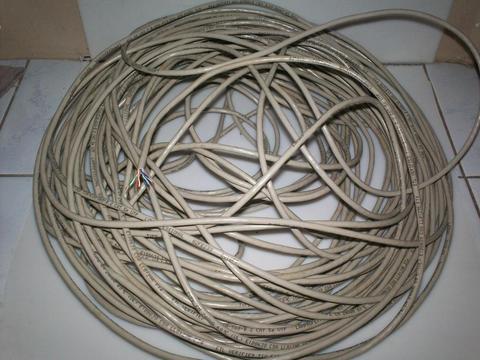 Rollo De Cable Utp Cat5e De 43mts Color Gris